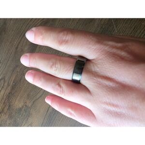 Mens Titanium Stainless Steel Polished Band Ring Size 10 Bundle of 2‎ rings